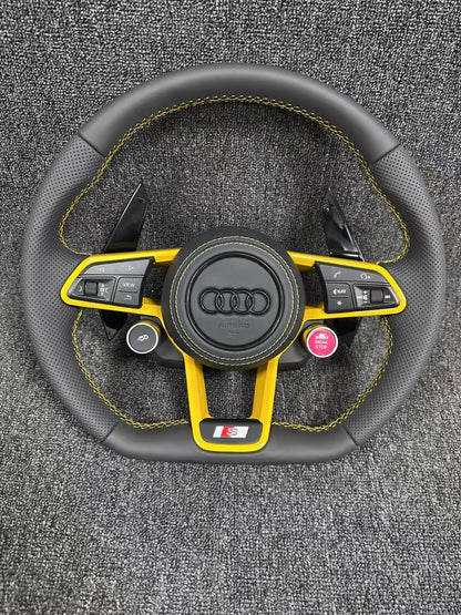 Factory Wholesale-audi R8 Multifunctional Steering Wheel Adaptation audi A3 A4L A5 A6L A7 A8 Q5 Q3 Universal