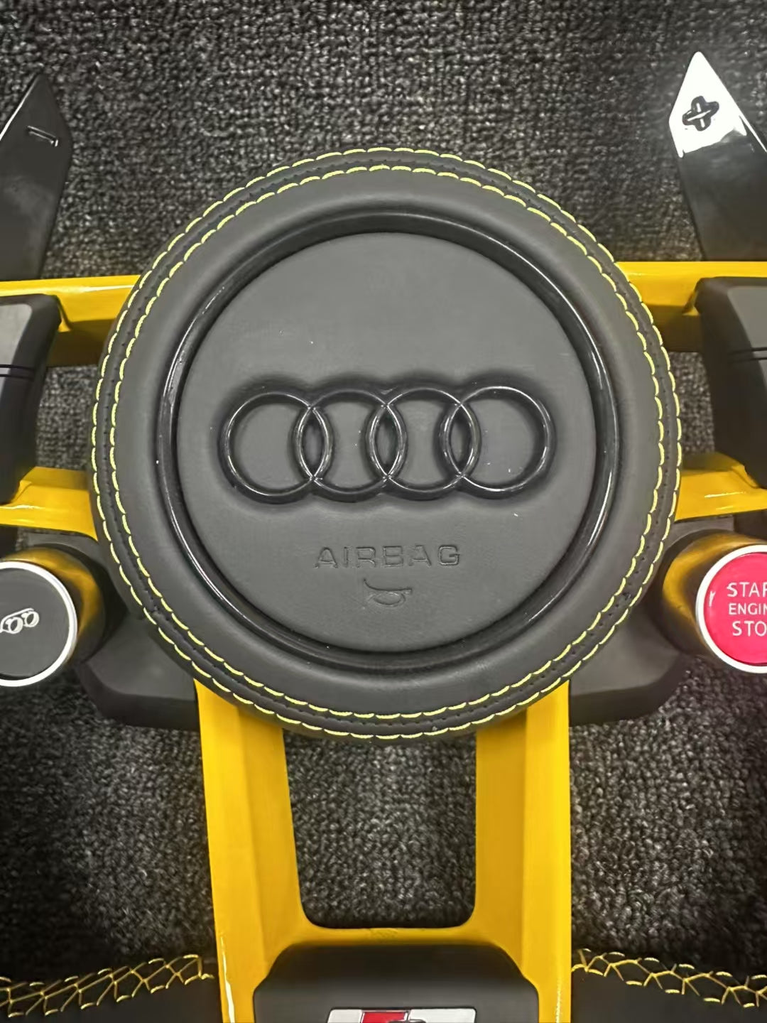 Factory Wholesale-audi R8 Multifunctional Steering Wheel Adaptation audi A3 A4L A5 A6L A7 A8 Q5 Q3 Universal