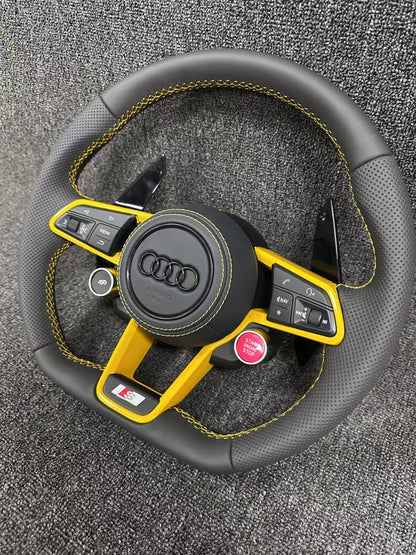 Factory Wholesale-audi R8 Multifunctional Steering Wheel Adaptation audi A3 A4L A5 A6L A7 A8 Q5 Q3 Universal