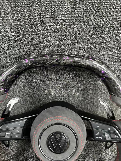 Internet celebrity R8 steering wheel popular R8 flat bottomed steering wheel