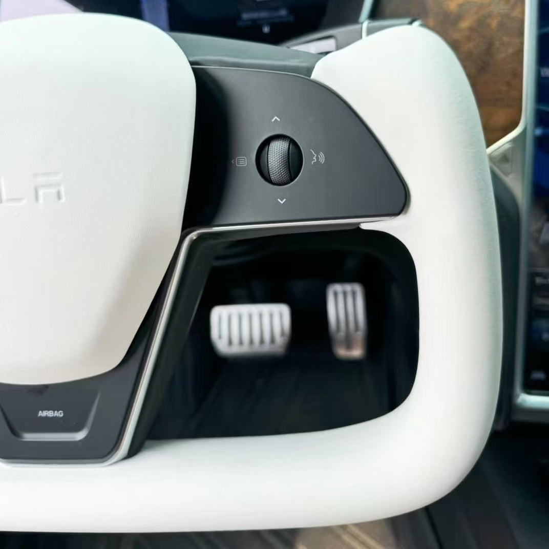 Plug & Play Heated Yoke Steering Wheel for Tesla Model S/X OEM Connectors & Quick Installation