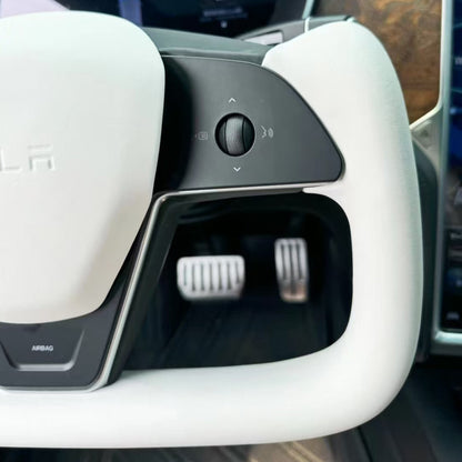 Plug & Play Heated Yoke Steering Wheel for Tesla Model S/X OEM Connectors & Quick Installation