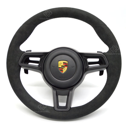 Alcantara keyless Porsche steering wheel