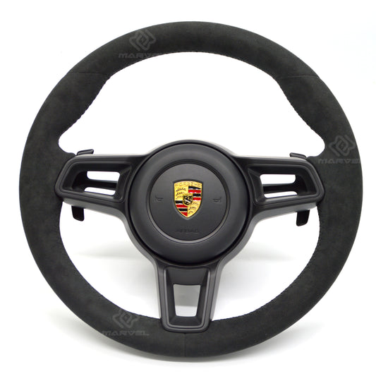 Alcantara keyless Porsche steering wheel