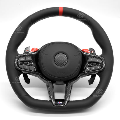 BMW Leather Steering Wheel G20 G22 G30 G31 M2 G87 M3 G80 M4 G82 G42 M5 F90 F80 F82 F95 X3M F97 M340i M440i