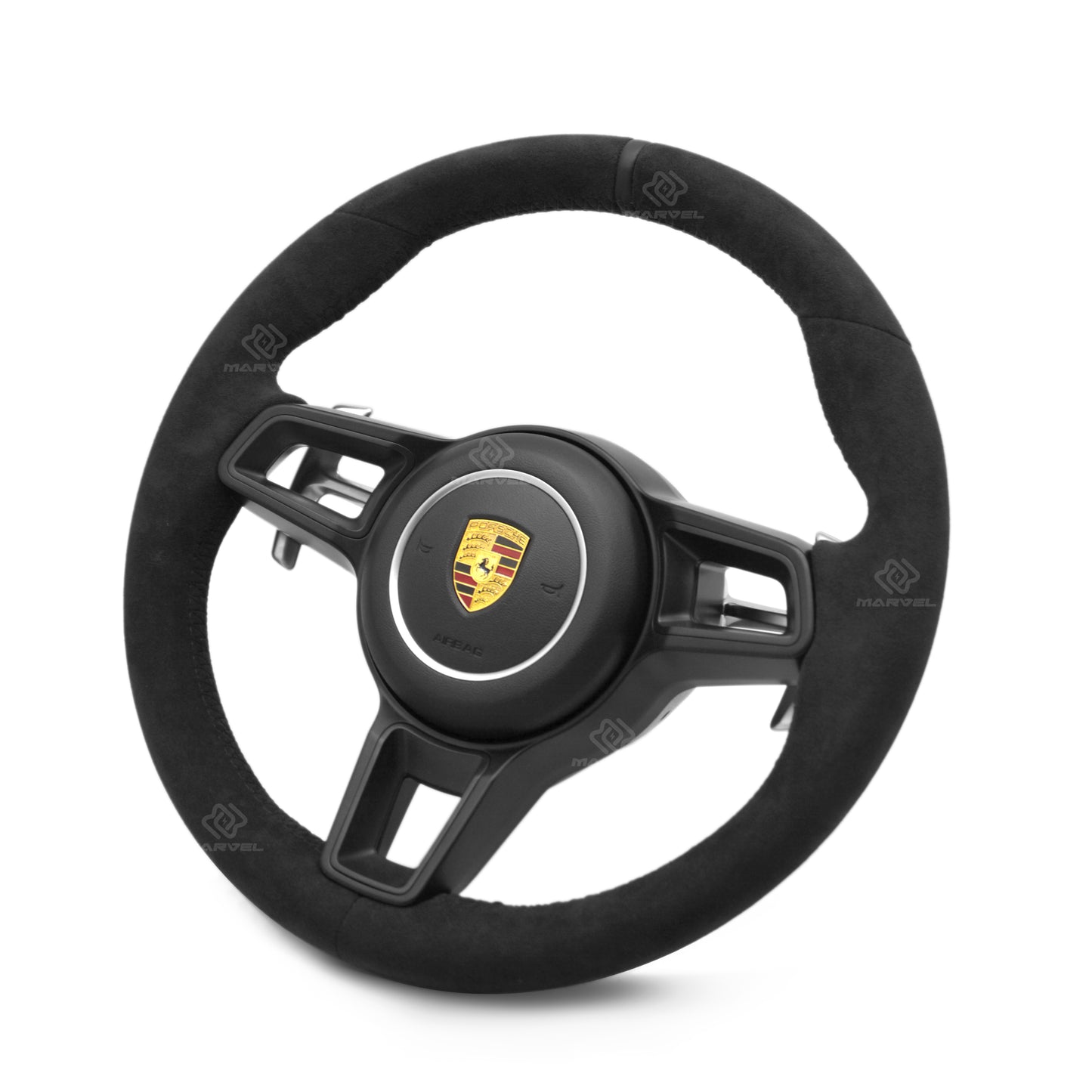 Alcantara keyless Porsche steering wheel