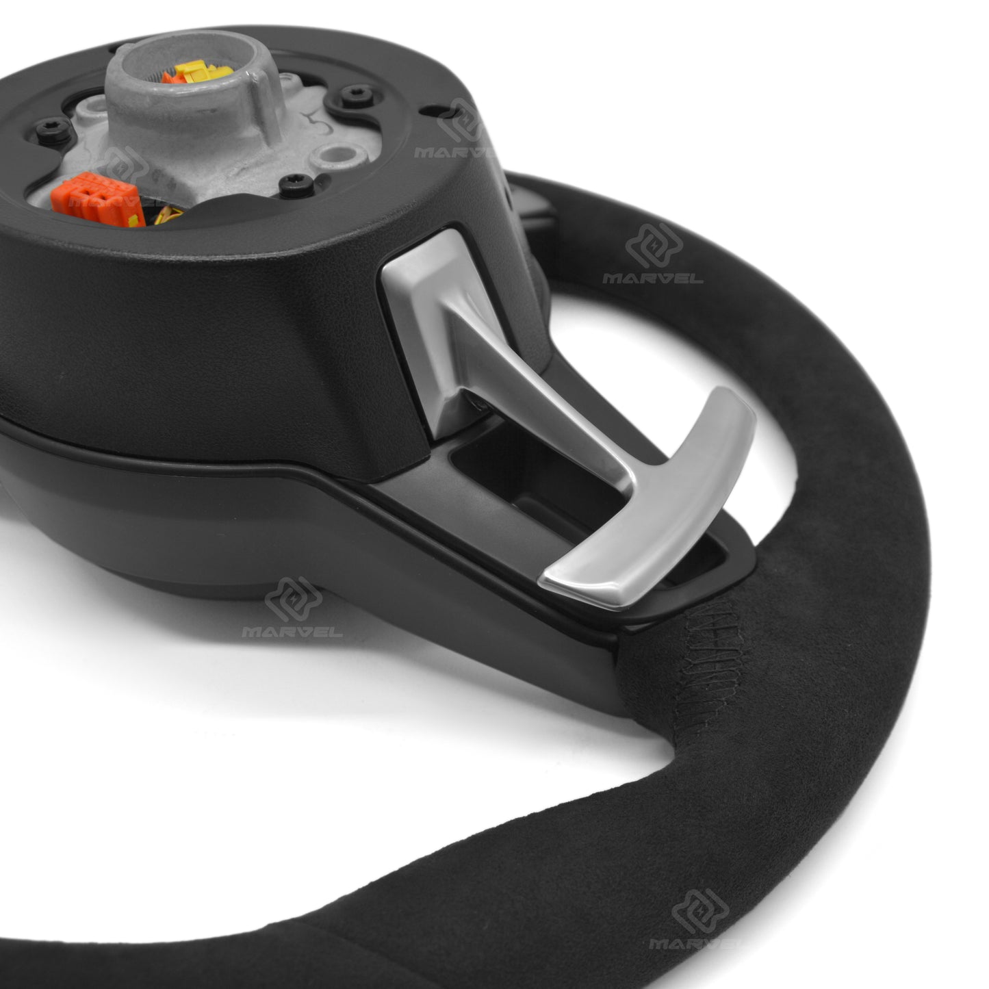 Alcantara keyless Porsche steering wheel