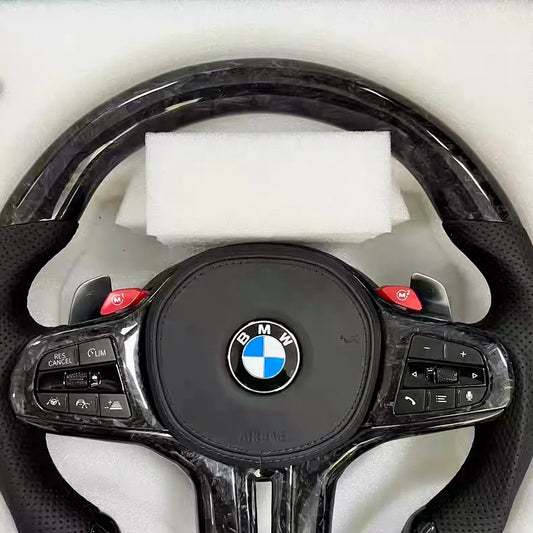 Forged Carbon + M1M2 BMW Steering Wheel