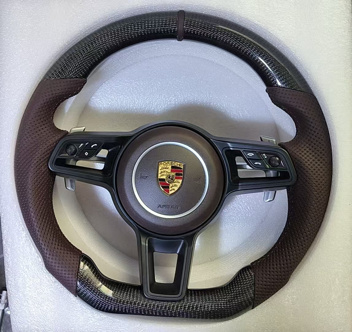 Volante for Porsche 992 Carrera S Carbon Fiber Steering Wheel