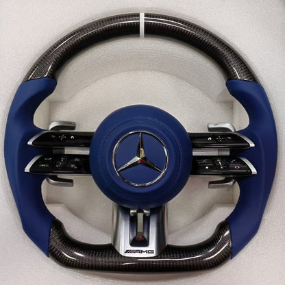 AUTO AMG Steering Wheel for Mercedes-Benz AMG GT W190 W290 W205 W166 W167 W177 W213 W217 W222 W223 W253 W257 W292 W463 W464 W447