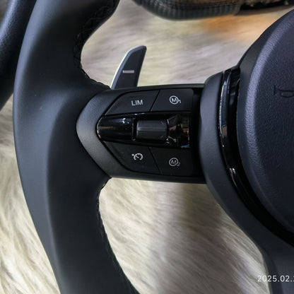 High-Quality BMW Steering Wheel Replacement for F30 F10 F32 F36 – M Sport Design with Custom Stitching & Paddle Shifters