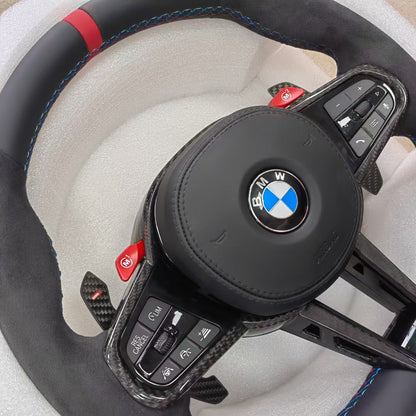 Alcantara Steering Wheel Customized for BMW 2 3 4 5 6 Series G20 G29 G22 G26 G30 G31 G01 G02 G05 G06 G14 G15 G80