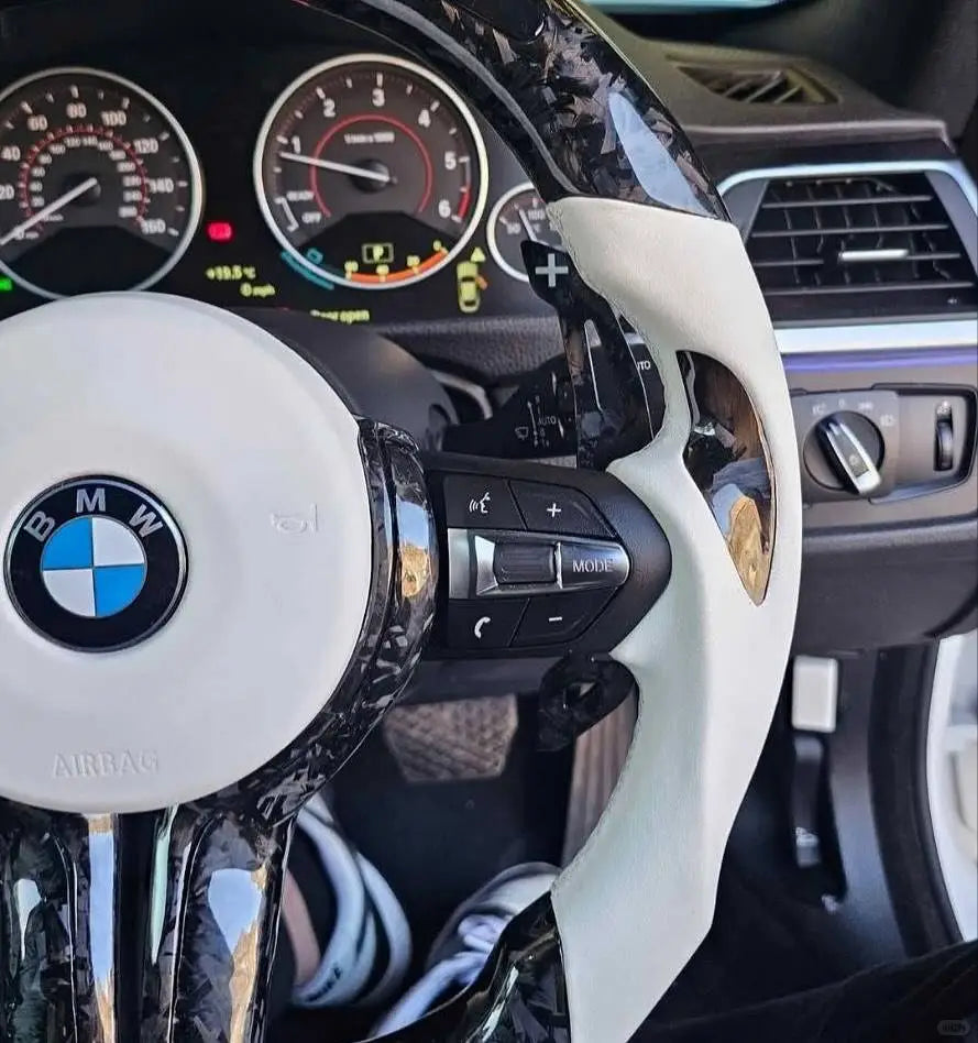 Custom Forged Carbon LED BMW Steering Wheel for F10 F20 F30 F32 F36 F80 F82 E46 E90 M3 M4 M5 All Series