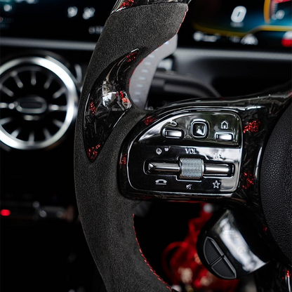 For Mercedes-benz AMG C217 W211 W212 W221 W222 S63 C63 Performance Custom Carbon Fiber Car Steering Wheel