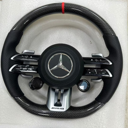 Carbon Fiber Steering Wheel with OLED for Mercedes-benz Amg W204 W205 W167 W213 W222 W207 W212