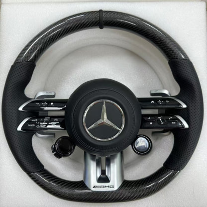 Carbon Fiber Steering Wheel with OLED for Mercedes-benz Amg W204 W205 W167 W213 W222 W207 W212