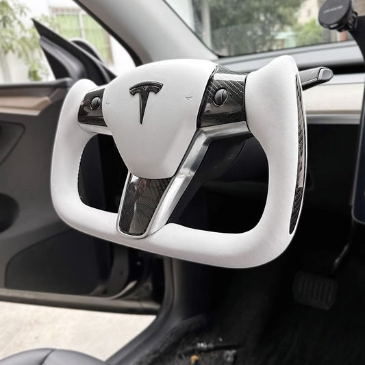 Custom Tesla Yoke Steering Wheel – Model 3/Y | Plug & Play | Global Shipping