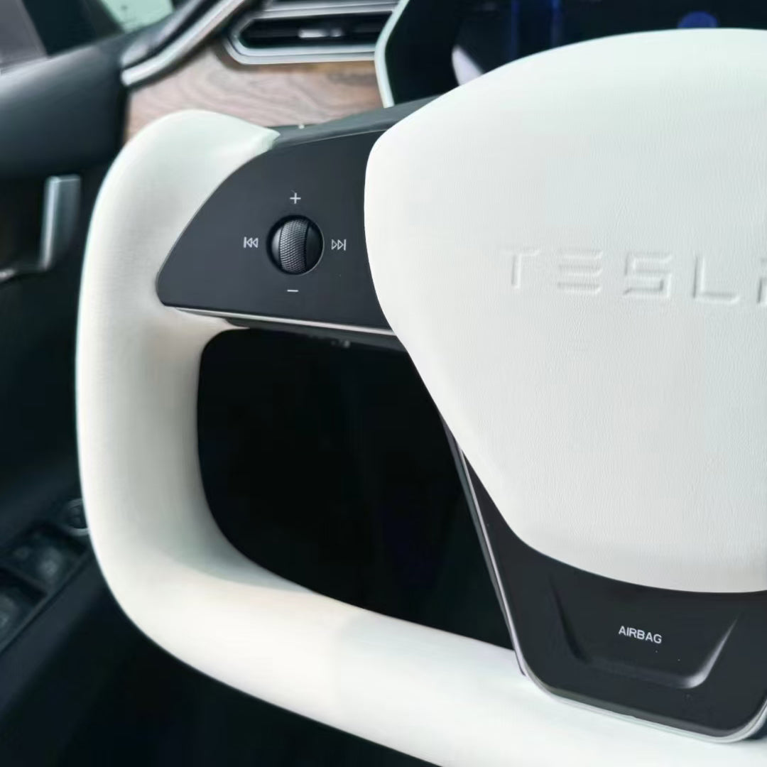 Plug & Play Heated Yoke Steering Wheel for Tesla Model S/X OEM Connectors & Quick Installation