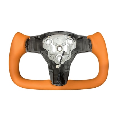 Customized Tesla Colored Nappi Steering Wheel