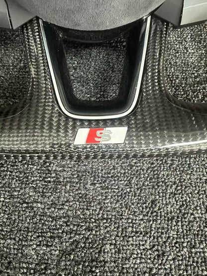 Custom High Quality Carbon Fiber Steering Wheel for Audi A4 RS3 RS4 RS5 S3 S4 S5 A3 Auto Accessories