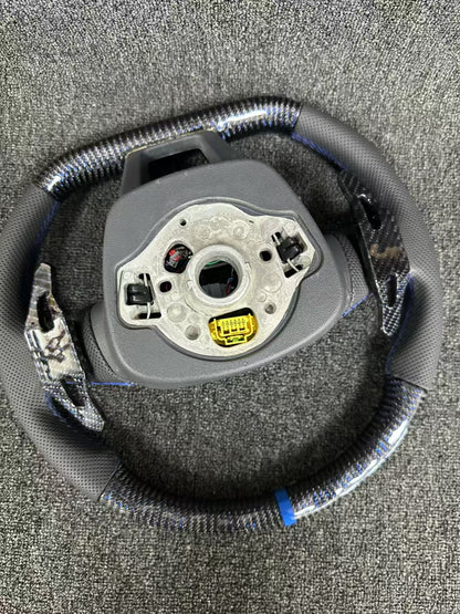 Carbon Fiber Steering Wheel for Audi S4 S6 S7 RS3 RS4 RS6 A6 A7 a6 c7 a3 8p audi a4 b8 with Paddle Shifters