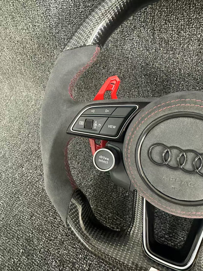 Custom High Quality Carbon Fiber Steering Wheel for Audi A4 RS3 RS4 RS5 S3 S4 S5 A3 Auto Accessories