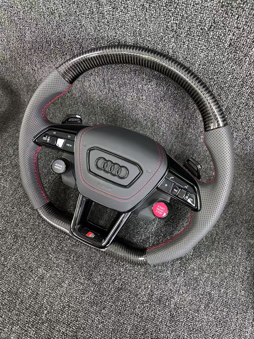 Carbon Fiber Steering Wheel for Audi