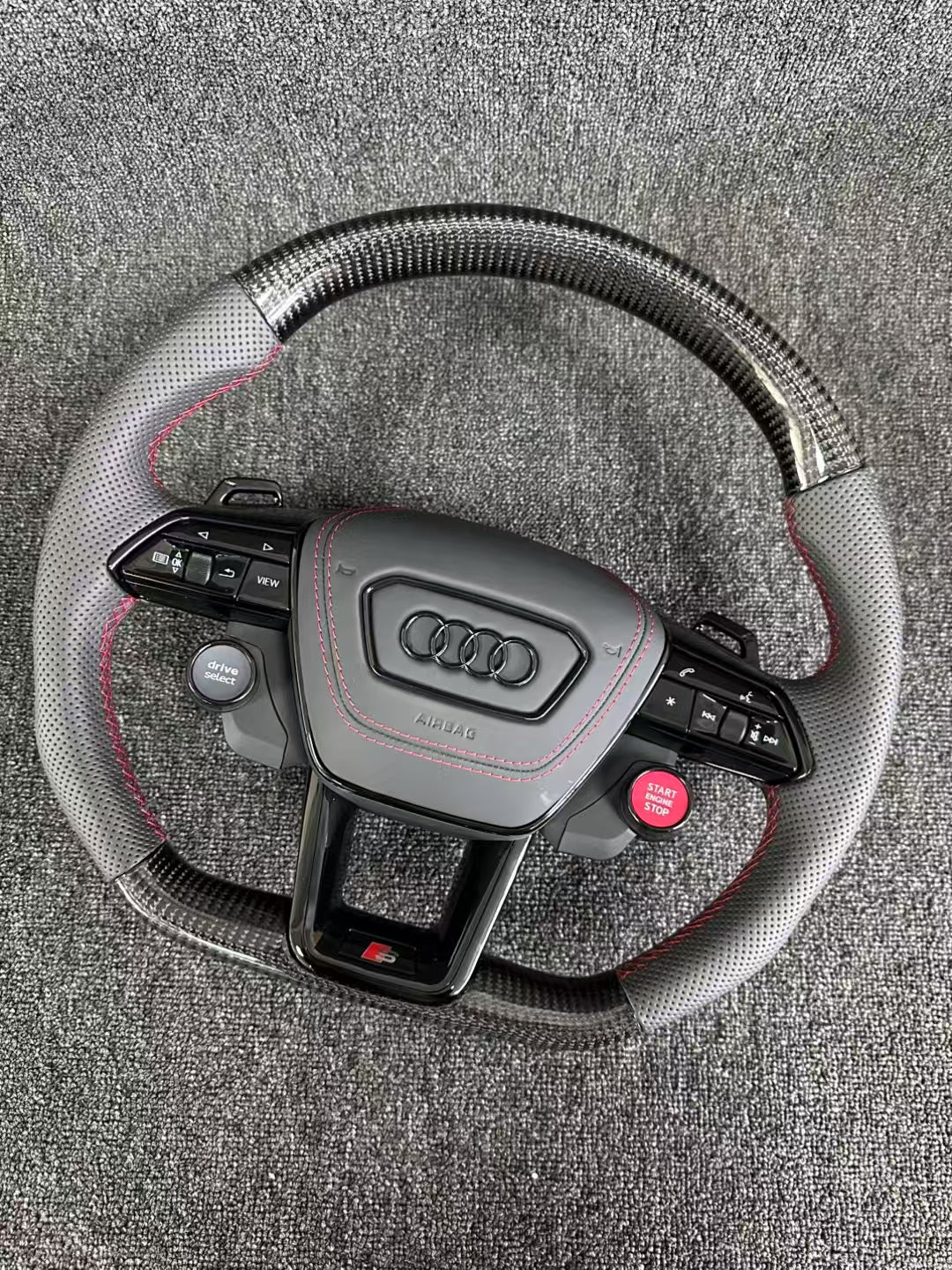 Carbon Fiber Steering Wheel for Audi
