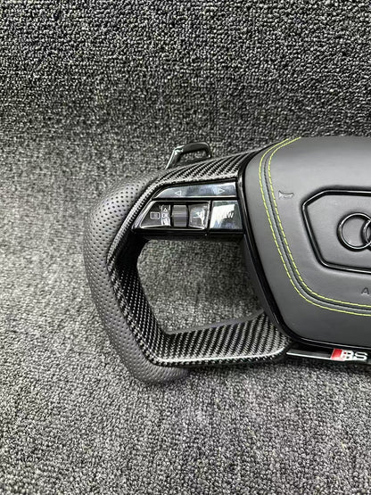 Audi Racing Steering Wheel Is Suitable for All SeriesA4L A5 A6L A7 TT Q5 S4 S5 RS5 RS6 RS7Modification and Upgrade