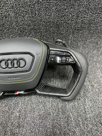 Audi Racing Steering Wheel Is Suitable for All SeriesA4L A5 A6L A7 TT Q5 S4 S5 RS5 RS6 RS7Modification and Upgrade