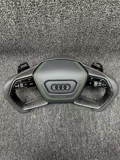 Audi Racing Steering Wheel Is Suitable for All SeriesA4L A5 A6L A7 TT Q5 S4 S5 RS5 RS6 RS7Modification and Upgrade