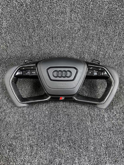 Audi Racing Steering Wheel Is Suitable for All SeriesA4L A5 A6L A7 TT Q5 S4 S5 RS5 RS6 RS7Modification and Upgrade