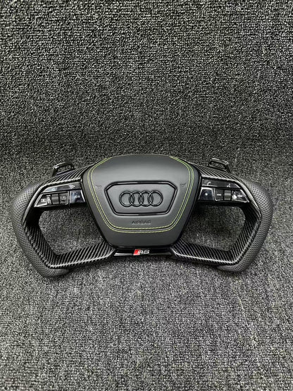 Audi Racing Steering Wheel Is Suitable for All SeriesA4L A5 A6L A7 TT Q5 S4 S5 RS5 RS6 RS7Modification and Upgrade