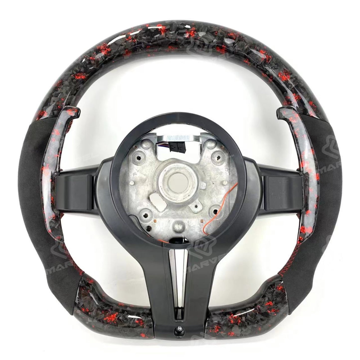Forged Carbon Fiber Led Alcantara For BMW 3 Series 5 Series F10 F20 F30 F90 F01 F02 M3 M5 M6 Car Steering Wheel