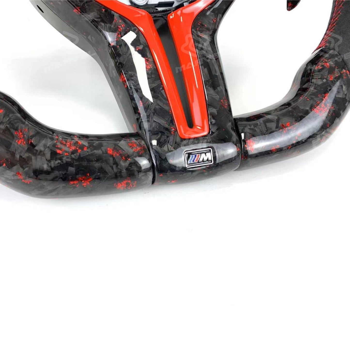 Forged Carbon Fiber Led Alcantara For BMW 3 Series 5 Series F10 F20 F30 F90 F01 F02 M3 M5 M6 Car Steering Wheel