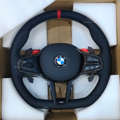 BMW Leather Steering Wheel G20 G22 G30 G31 M2 G87 M3 G80 M4 G82 G42 M5 F90 F80 F82 F95 X3M F97 M340i M440i