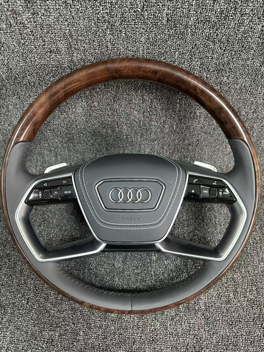Audi mahogany steering wheel