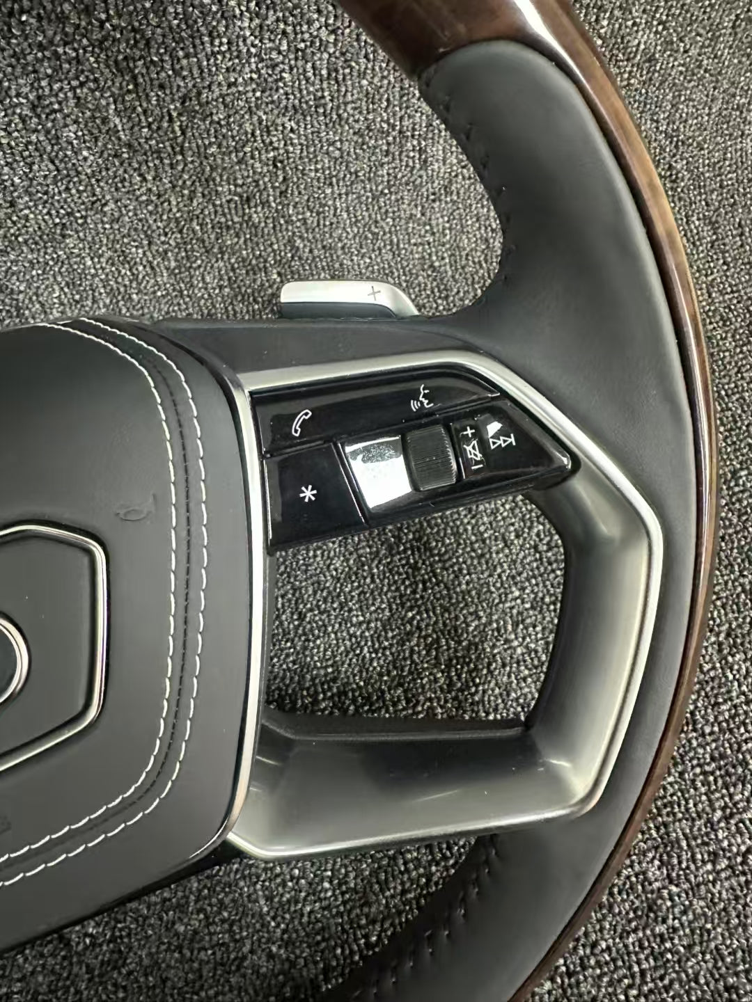 Audi mahogany steering wheel