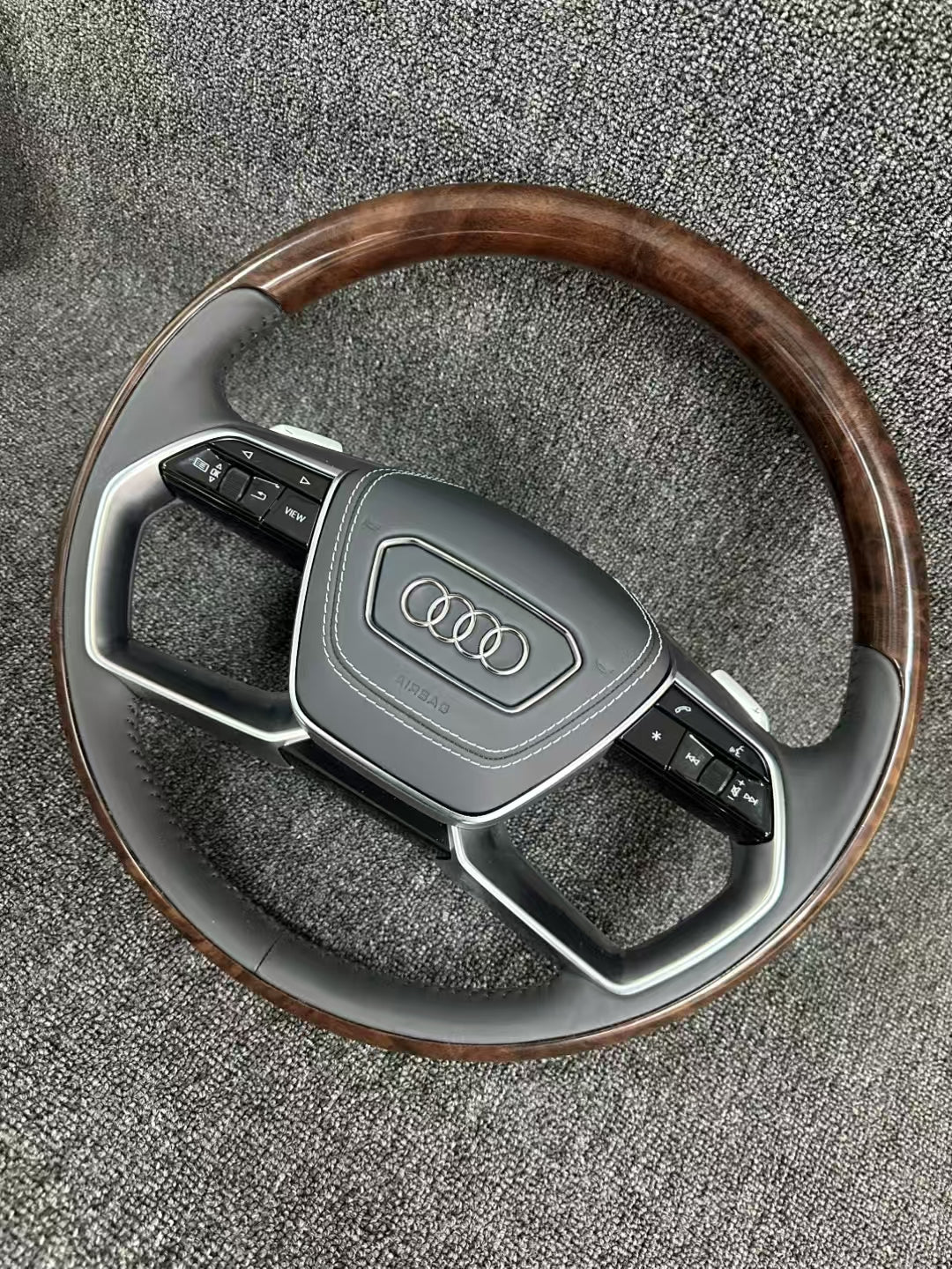 Audi mahogany steering wheel