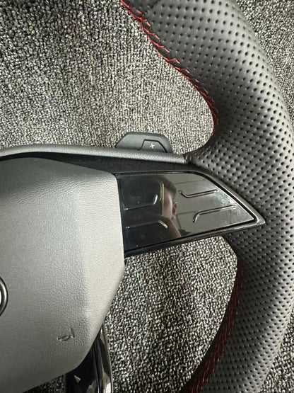 Leather Steering Wheel for Audis A6L A7 A8 Q5 Q7 RS4 RS5 A4L A5 A3 A7 Q2 Q3 S4 S5 S7 B8 C7