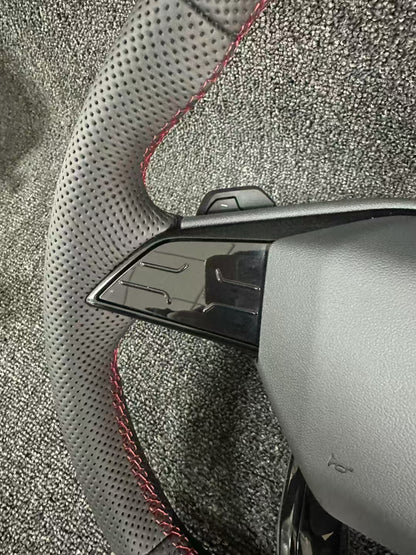 Leather Steering Wheel for Audis A6L A7 A8 Q5 Q7 RS4 RS5 A4L A5 A3 A7 Q2 Q3 S4 S5 S7 B8 C7
